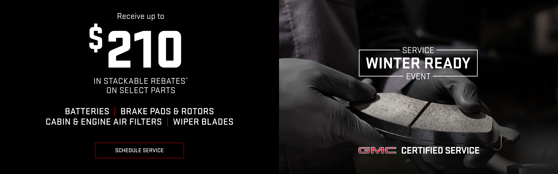 Up to $210 in stackable rebates